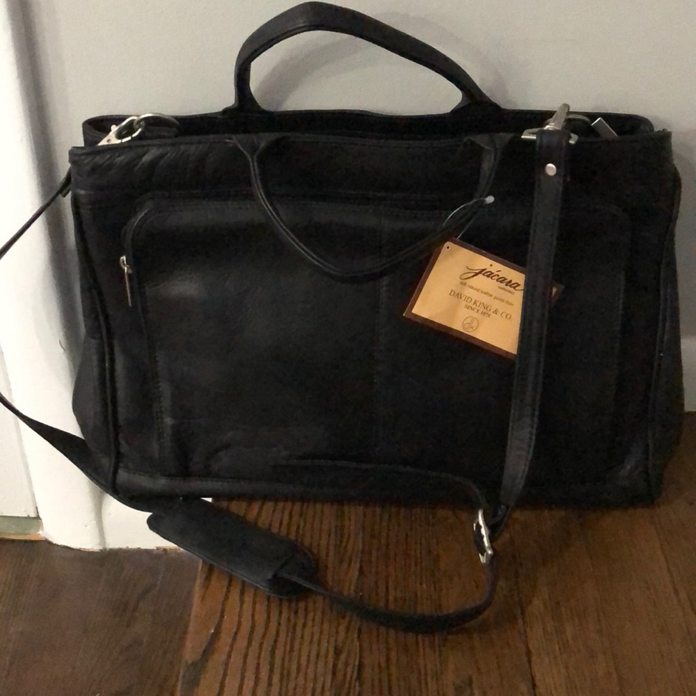 Leather briefcase